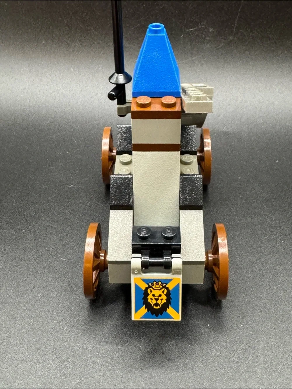 VTG Y2K Lego 4816 Knights Kingdom 1 Knight's Catapult NEAR Complete W/ 1 Fig
